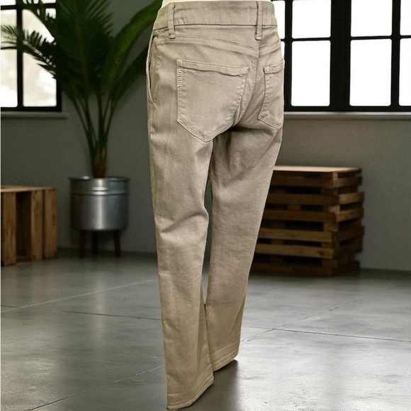 NWOT PAIGE ‘Rianne’ High-Waisted Cuff Jeans in “Seaweed Green” Size 23 - Picture 15 of 16